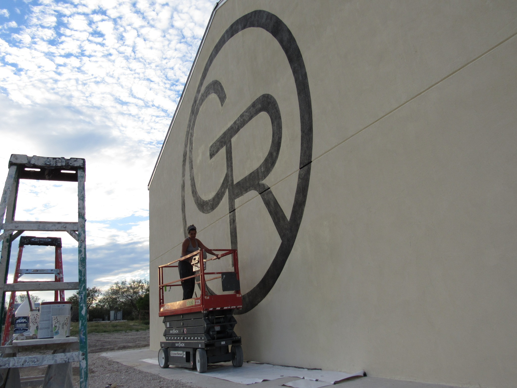 Mural we painted for the Grace River Ranch in South Texas.
